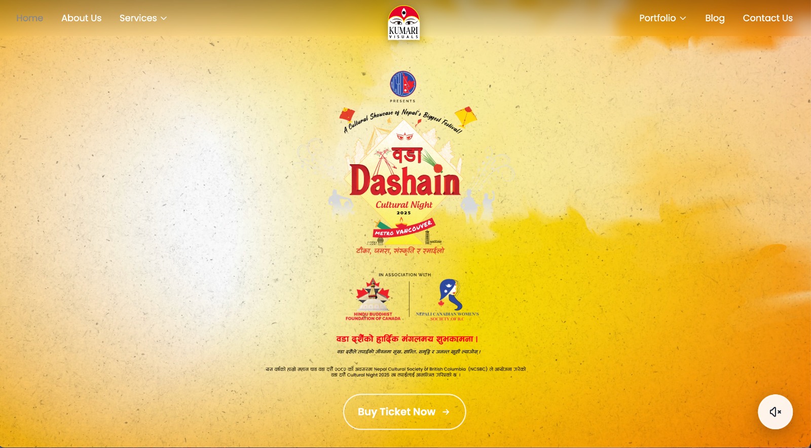 Website Design and Development for Creative Agencies | Kumari Visuals | Completed project of App Technologies