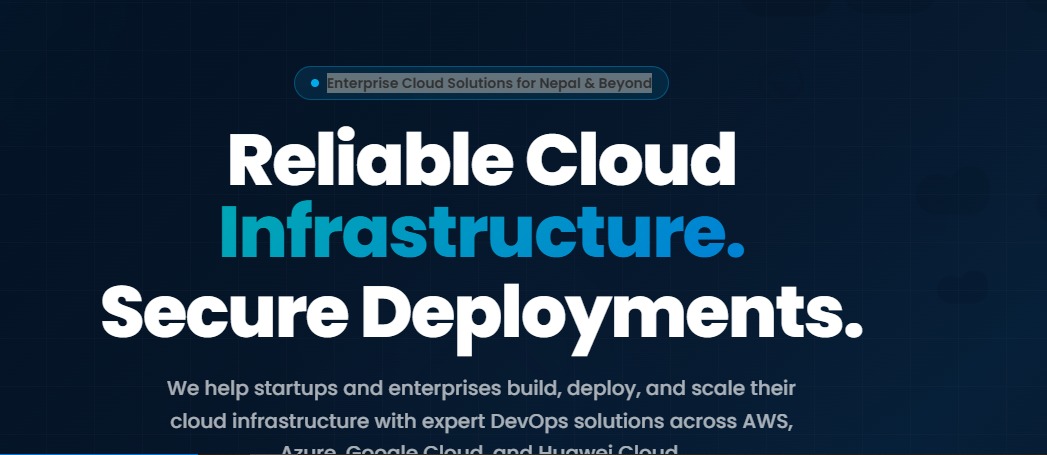 Reliable Cloud Infrastructure. Secure Deployments.